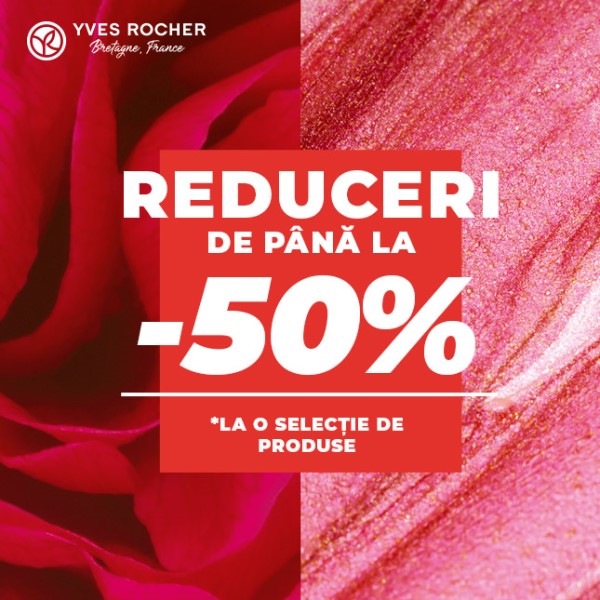 Yves Rocher – reduceri pana la 50%