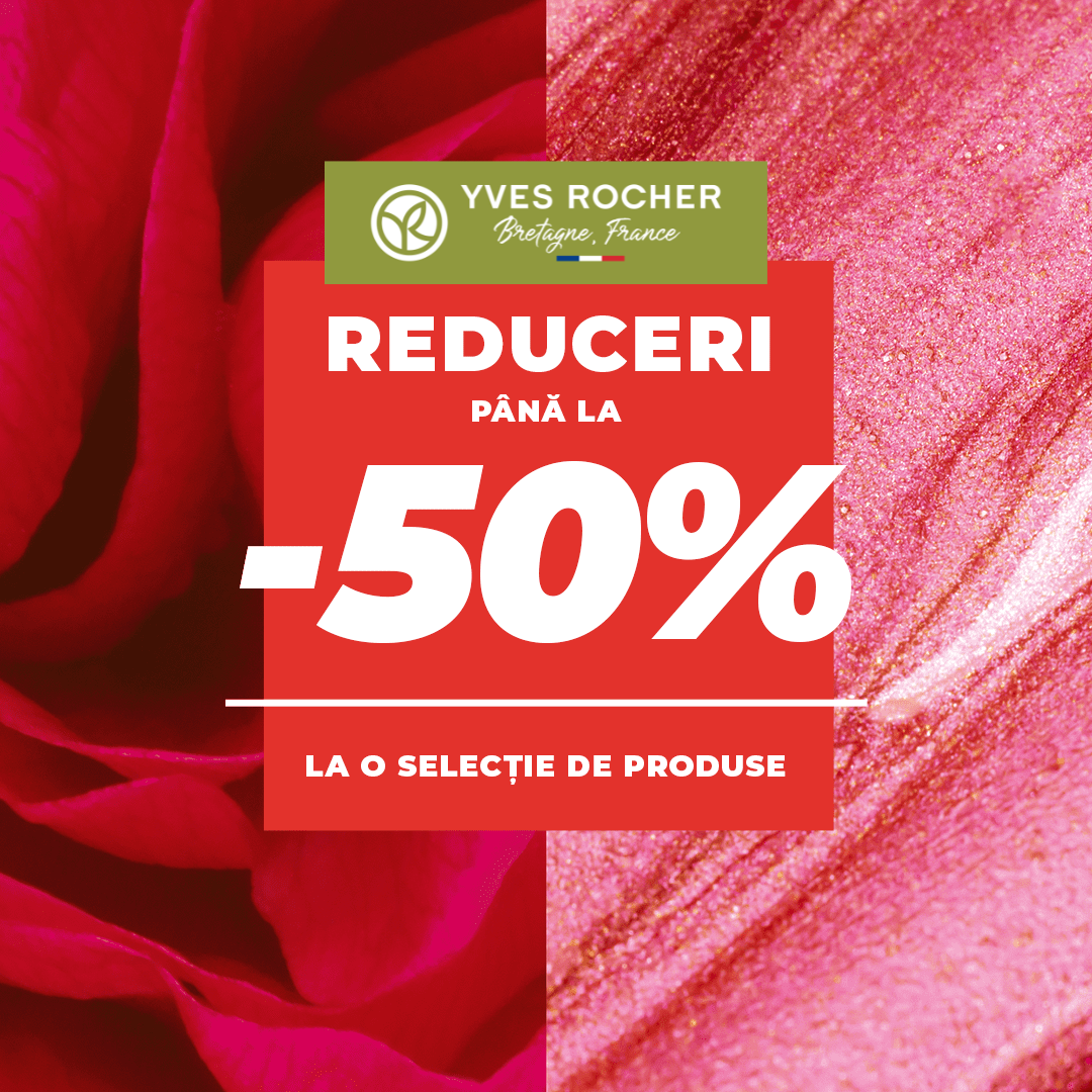 Yves Rocher: până la -50% reducere