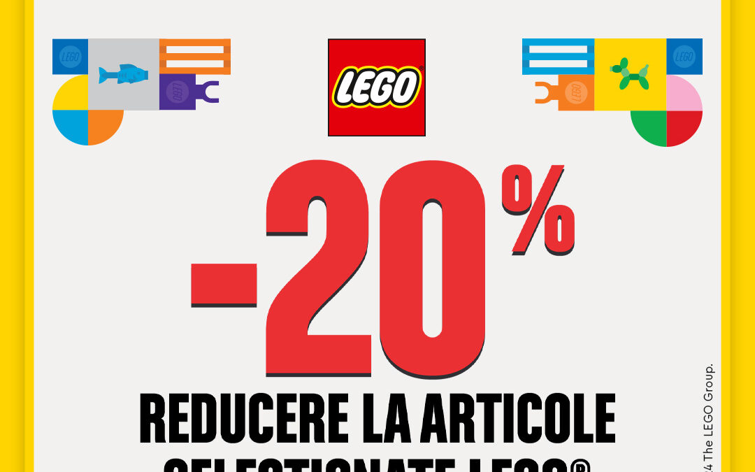 20% reducere la o multime de seturi LEGO