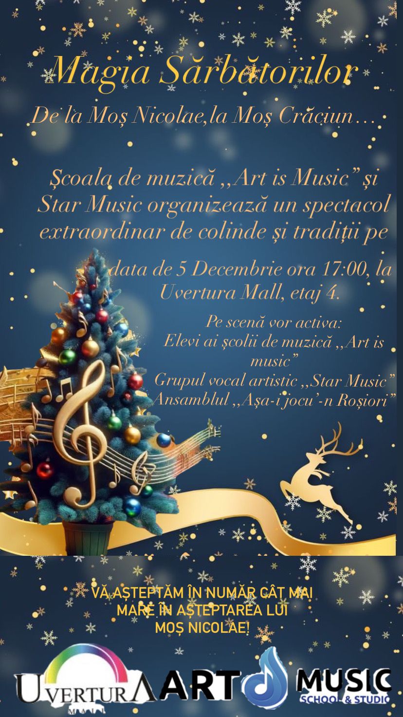 Magia Sărbătorilor prinde viață la Uvertura Mall!