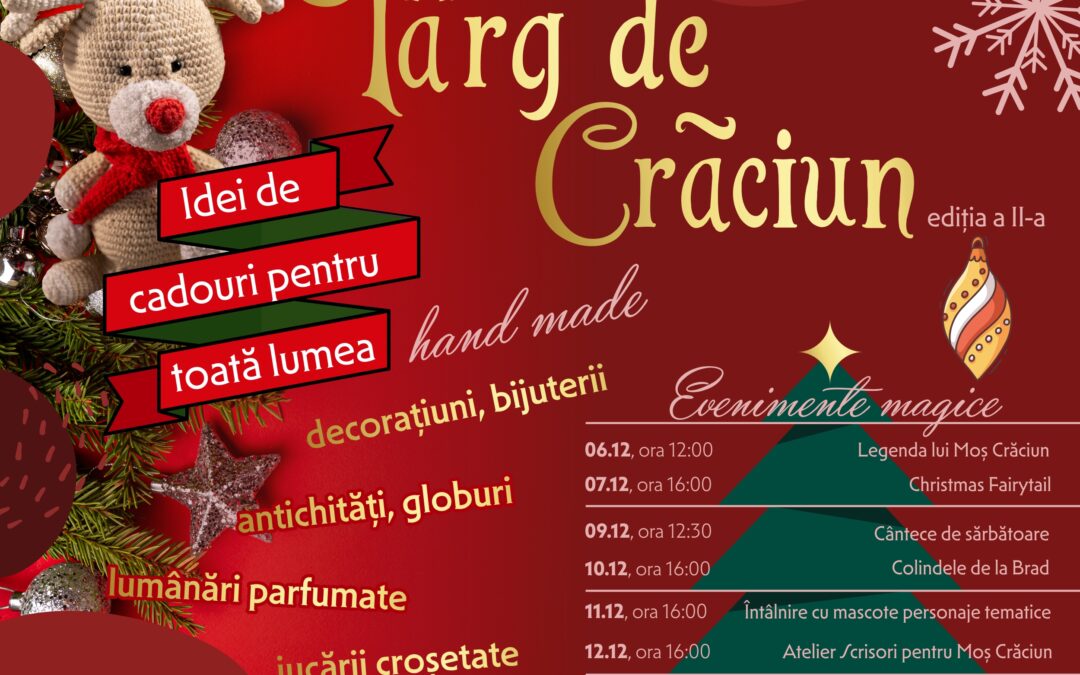 Târg de Crăciun – ediția a II-a, la Uvertura Mall