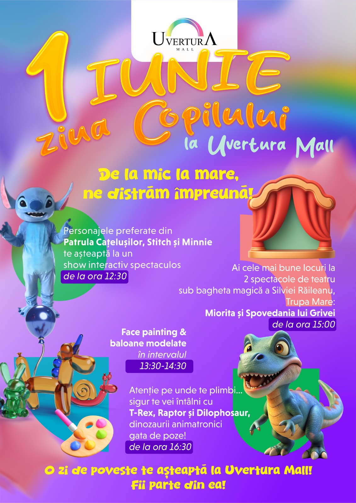 Ziua copilului la Uvertura Mall