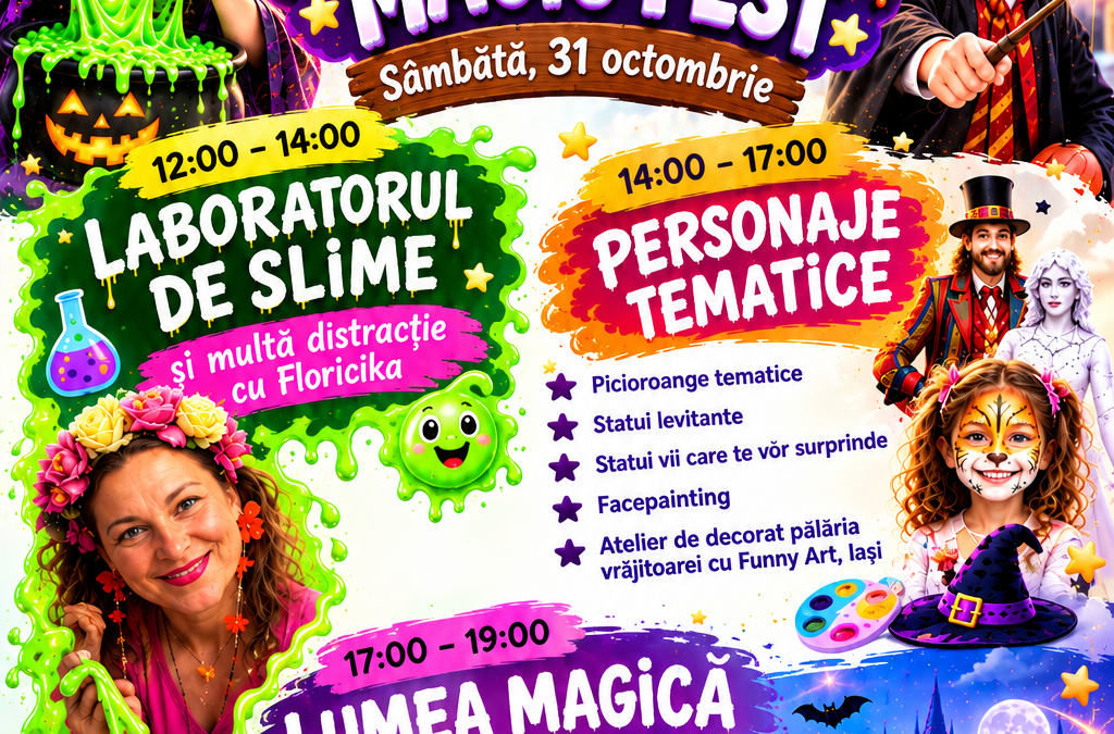 Halloween Magic Fest la Uvertura Mall – 31 octombrie 2026